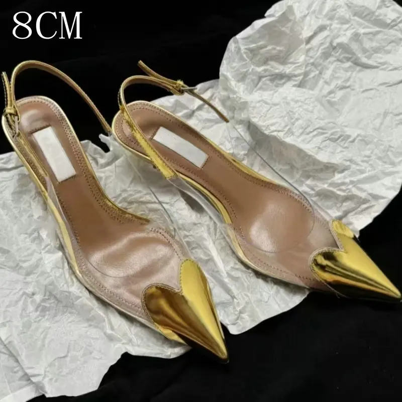 Amara Glow Pointed Glass Heels - Image 14