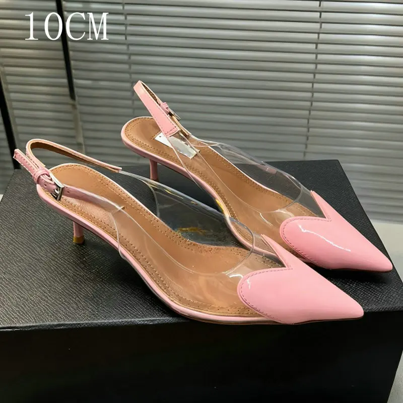Amara Glow Pointed Glass Heels - Image 15