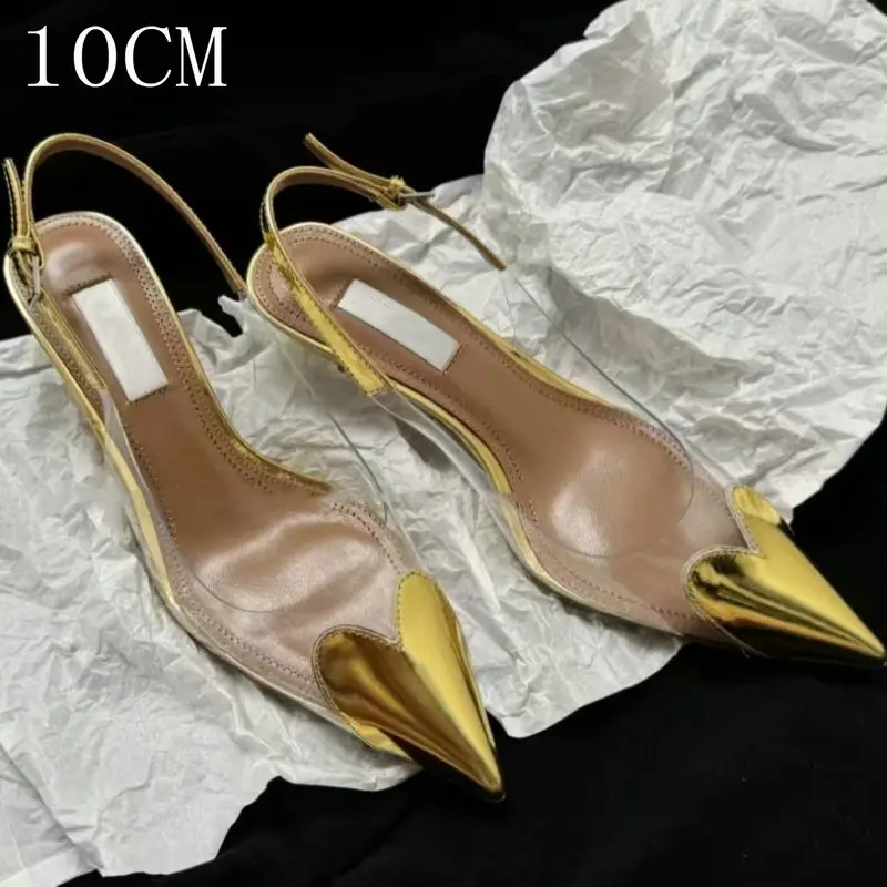 Amara Glow Pointed Glass Heels - Image 19