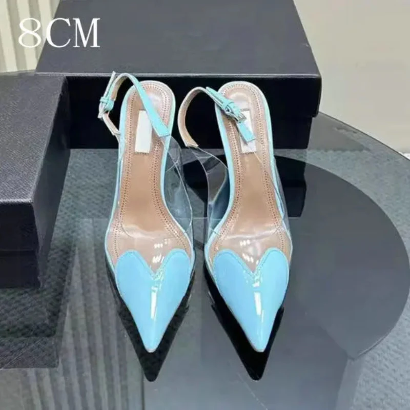 Amara Glow Pointed Glass Heels - Image 21