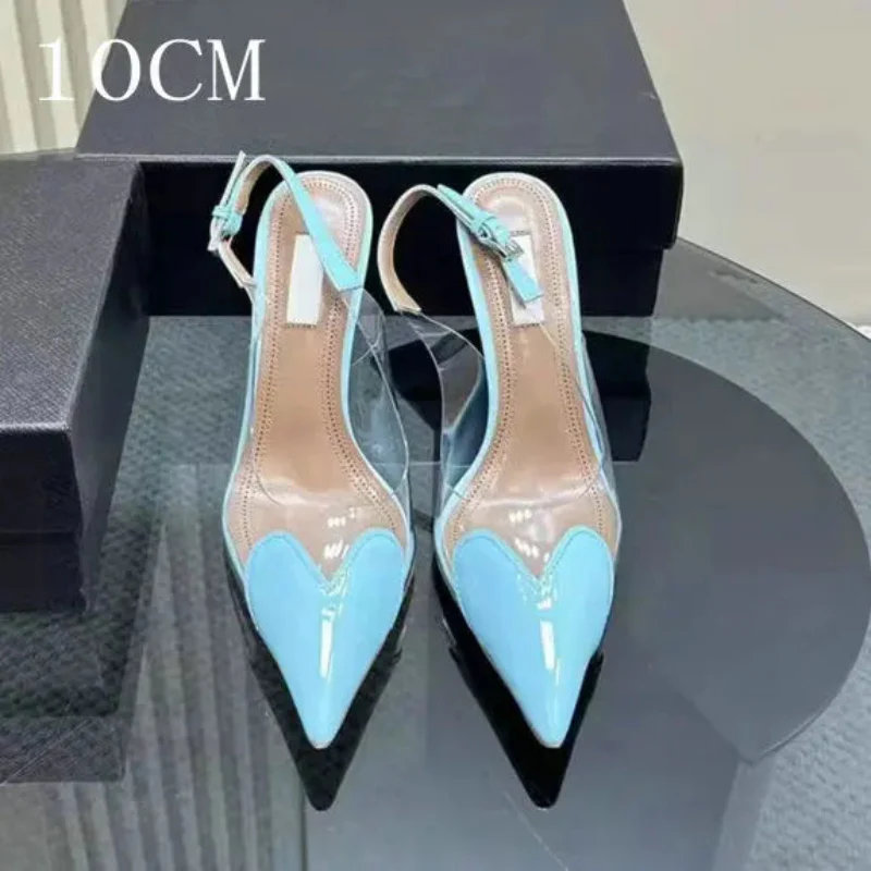 Amara Glow Pointed Glass Heels - Image 23