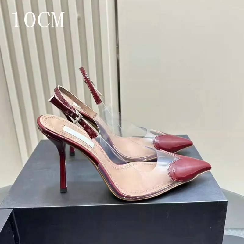 Amara Glow Pointed Glass Heels - Image 26