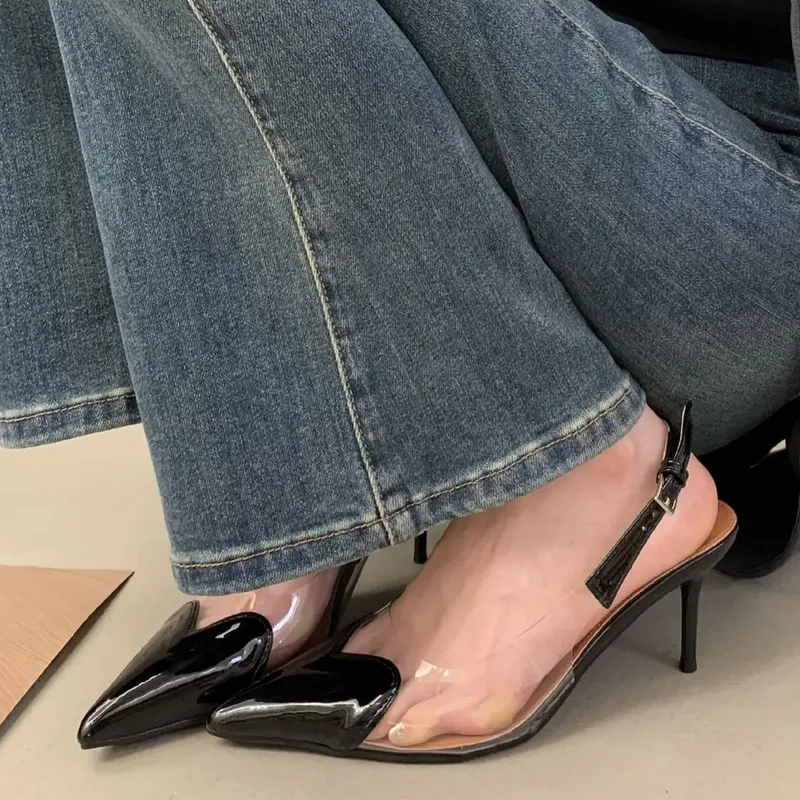 Amara Glow Pointed Glass Heels - Image 30