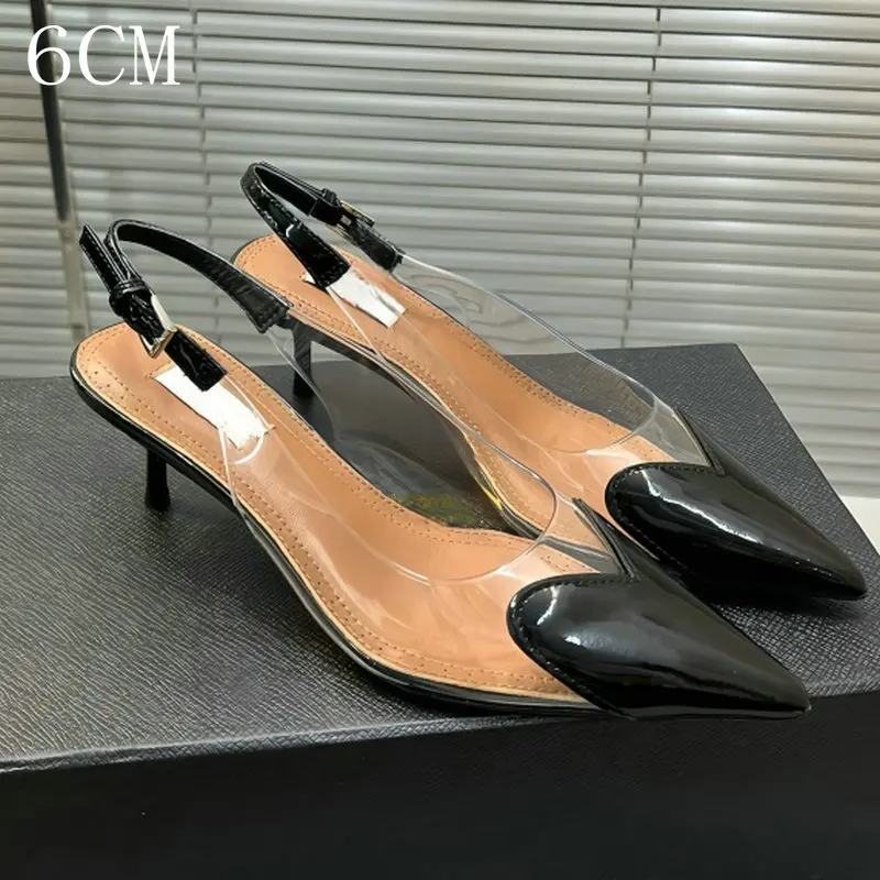 Amara Glow Pointed Glass Heels - Image 6
