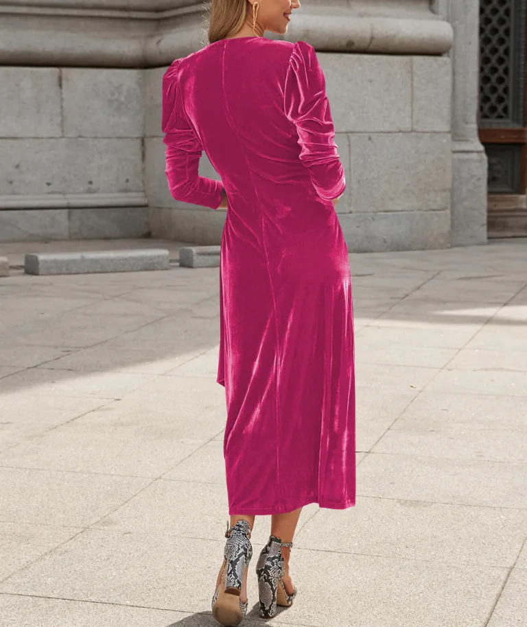 Ambrosia Velvet Party Dress - Image 14