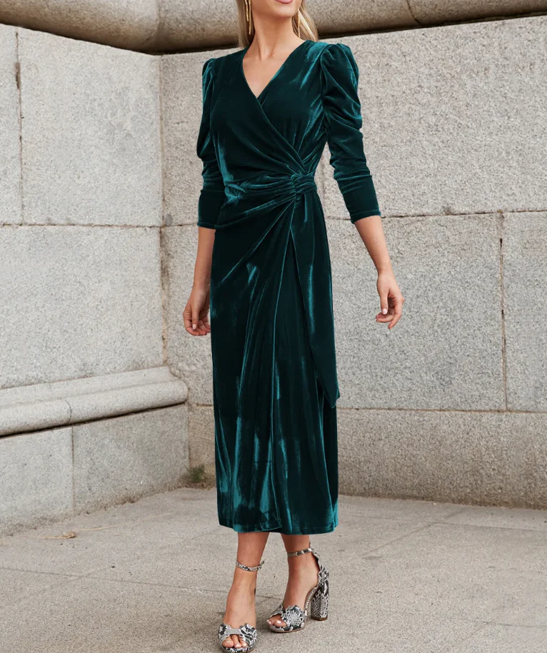 Ambrosia Velvet Party Dress - Image 15
