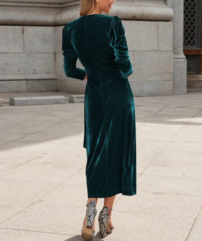 Ambrosia Velvet Party Dress - Image 16