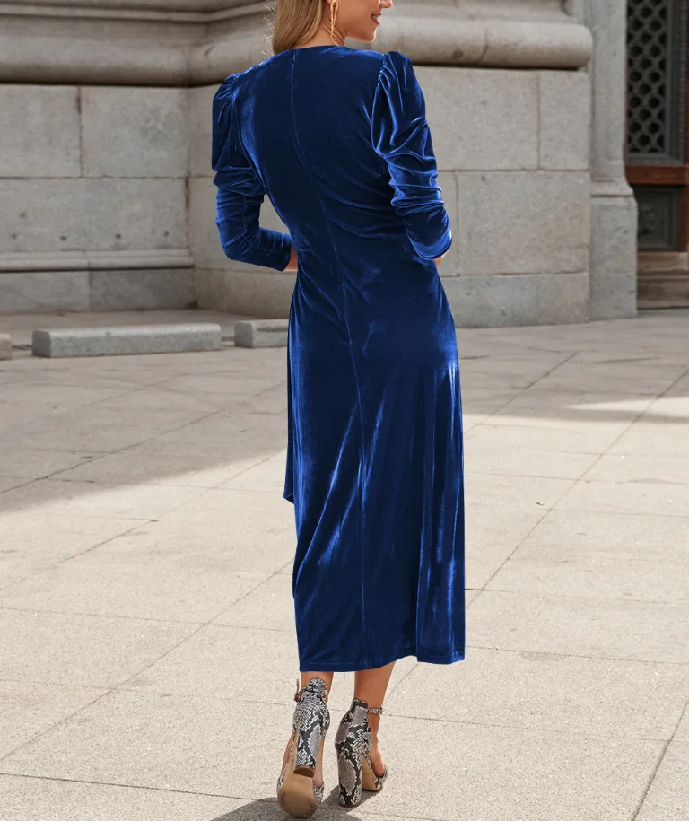 Ambrosia Velvet Party Dress - Image 18