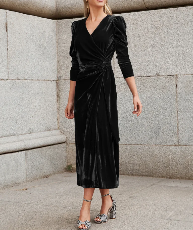 Ambrosia Velvet Party Dress - Image 7