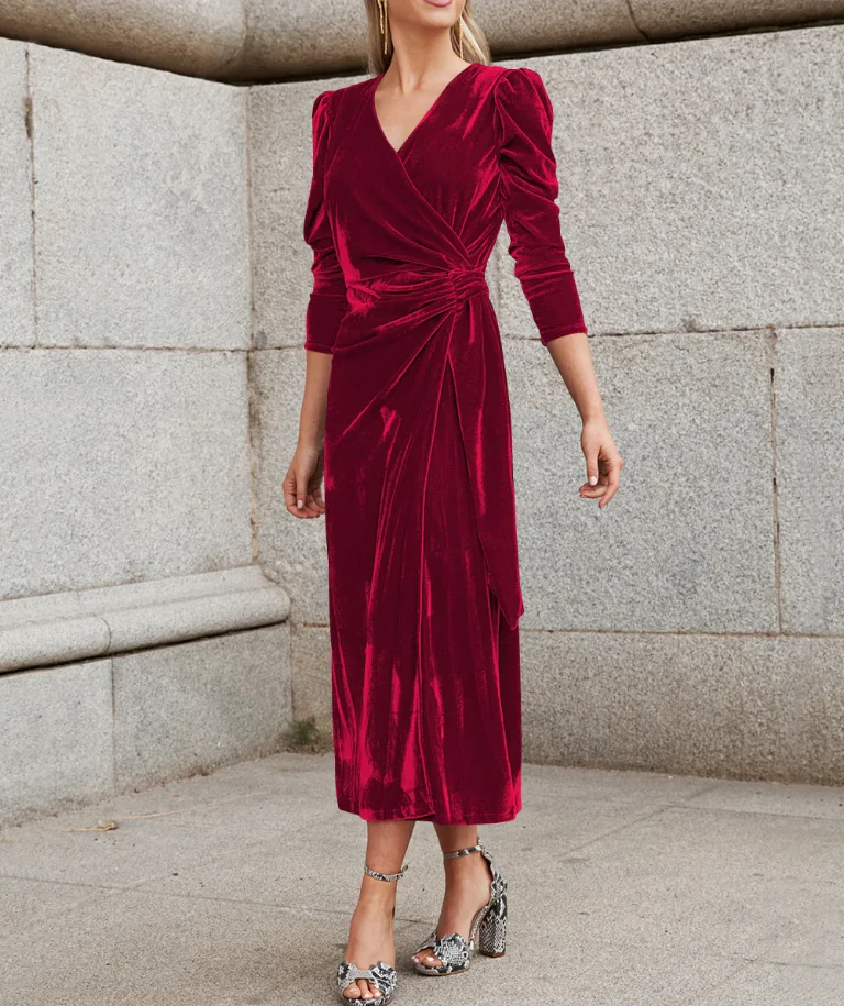 Ambrosia Velvet Party Dress - Image 9