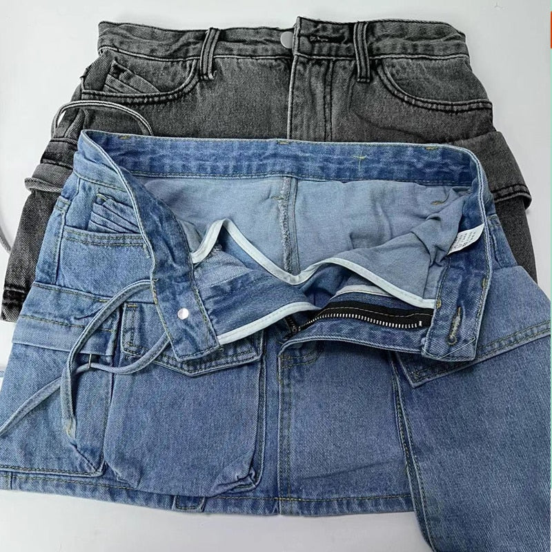 Angles Denim Skirt - Image 6