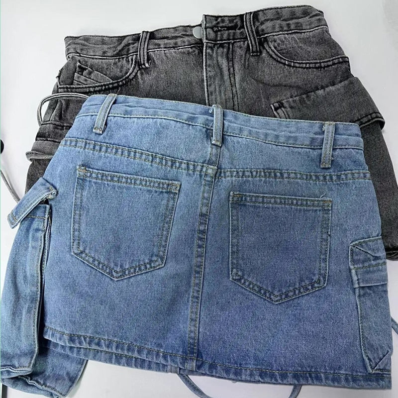 Angles Denim Skirt - Image 7