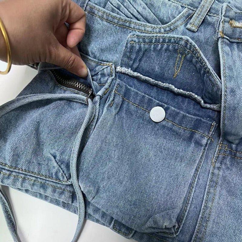 Angles Denim Skirt - Image 9