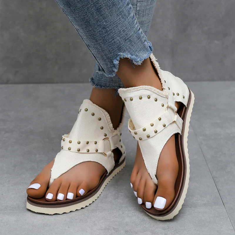 Ankara Denim Summer Sandals - Image 6