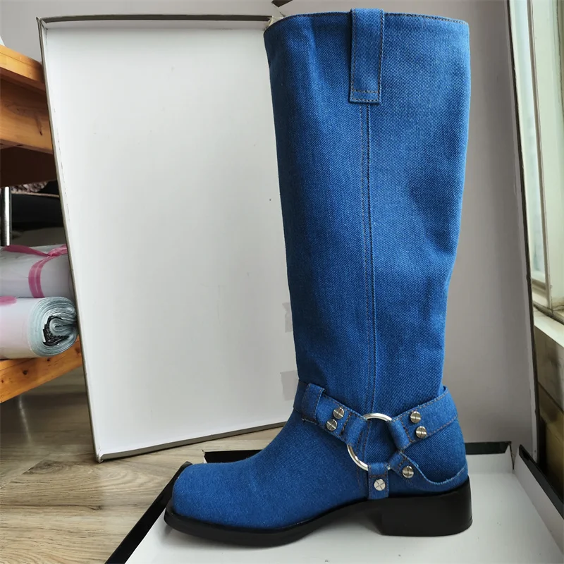Ankle Armor Chunky Boots - Image 5