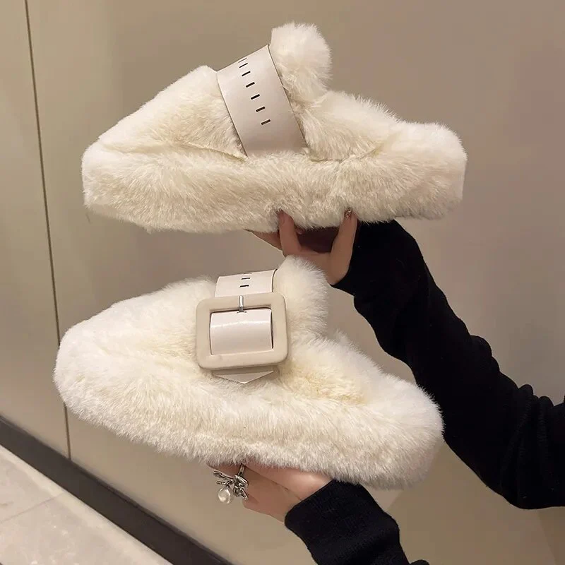 Anny Fuzzy Slippers - Image 2