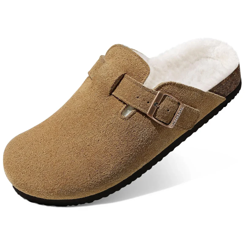ArcticWarm Fuzzy Suede Slippers - Image 3
