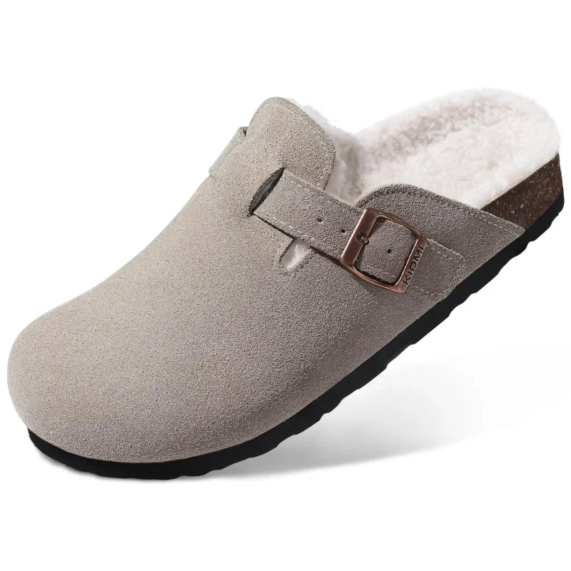 ArcticWarm Fuzzy Suede Slippers - Image 5