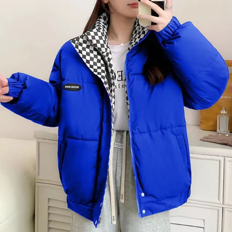 Artemis Checkered Puffer Jacket - Image 2