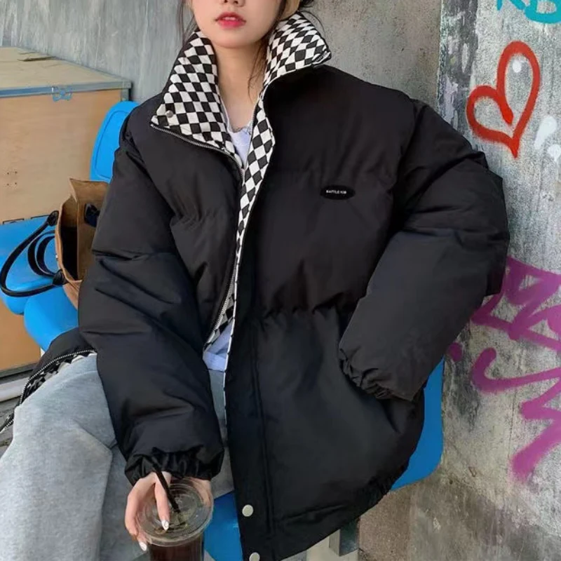 Artemis Checkered Puffer Jacket - Image 3
