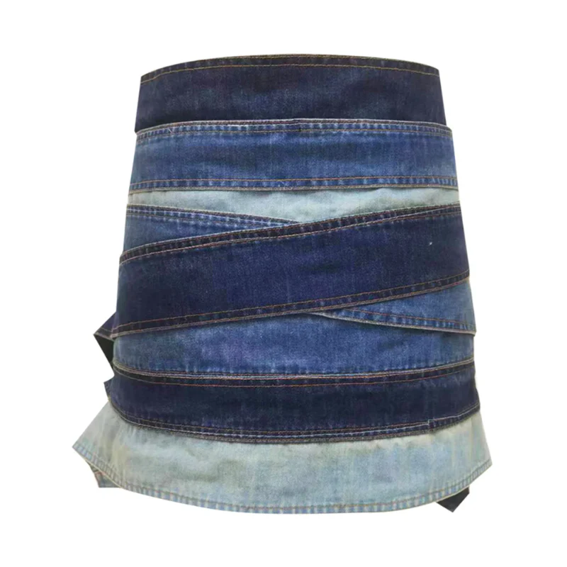 Astrid Bold Denim Skirt - Image 4