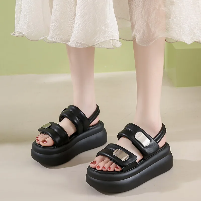 Aurora Stride Chunky Sandals - Image 4