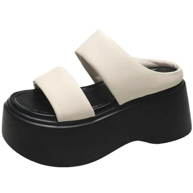 Azure Wave Chunky Sandals - Image 2