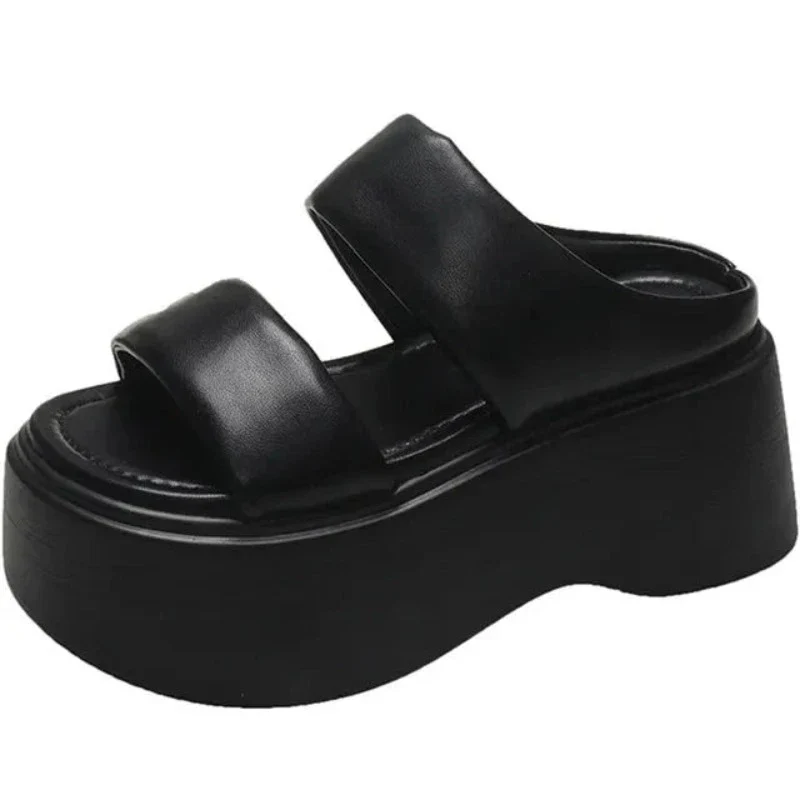 Azure Wave Chunky Sandals - Image 3