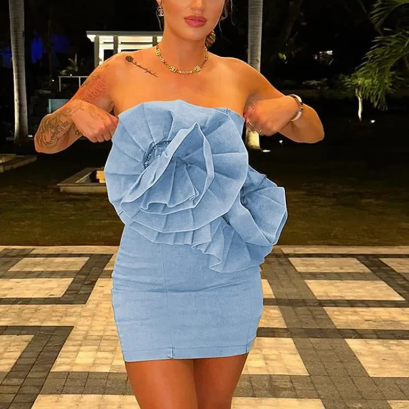 Bella Denim Dress - Image 2