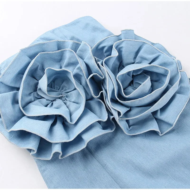 Bella Denim Dress - Image 6
