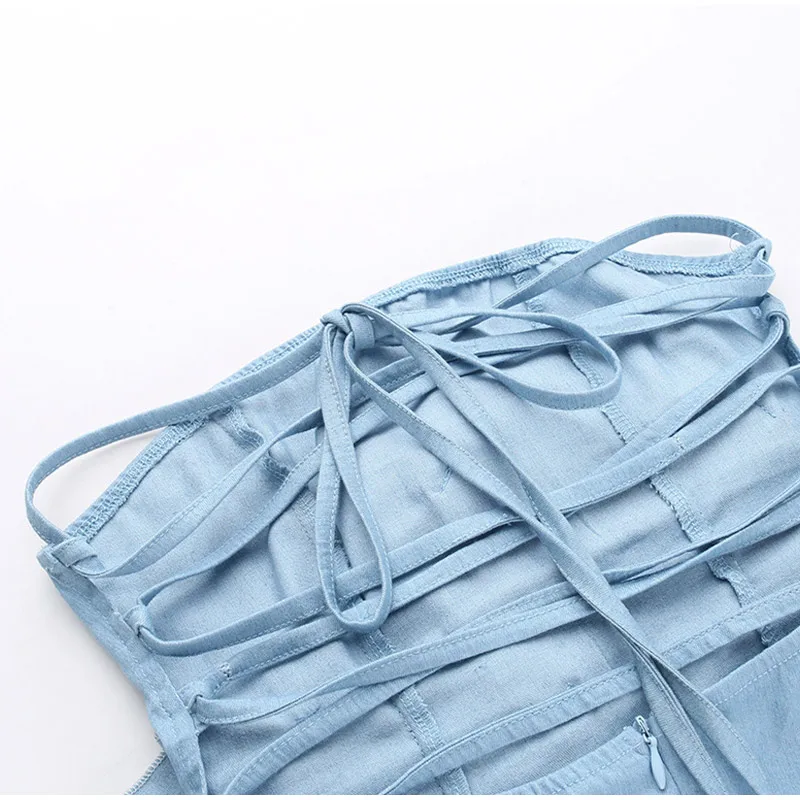 Bella Denim Dress - Image 8