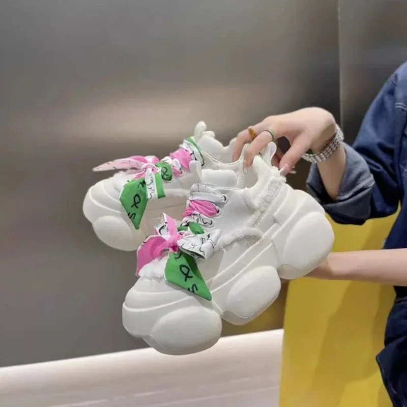 Bombi Chunky Platform Sneakers - Image 7