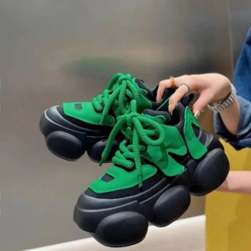 Bombi Chunky Platform Sneakers - Image 9