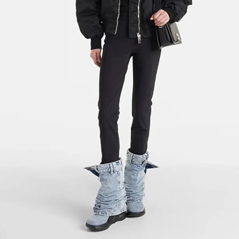 Cadence Locked Denim Boots - Image 5