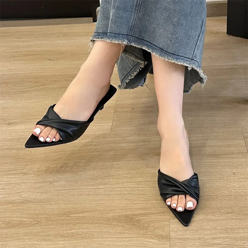 CelestiaSteps Denim Sandals - Image 8