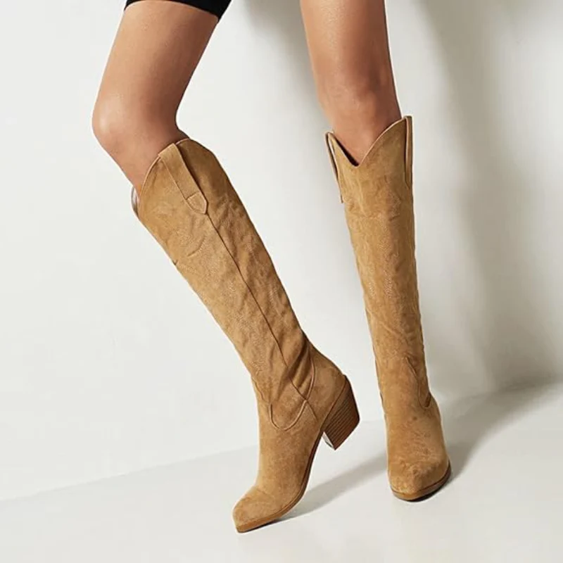 Chic Threads Knee High Boots - Image 17