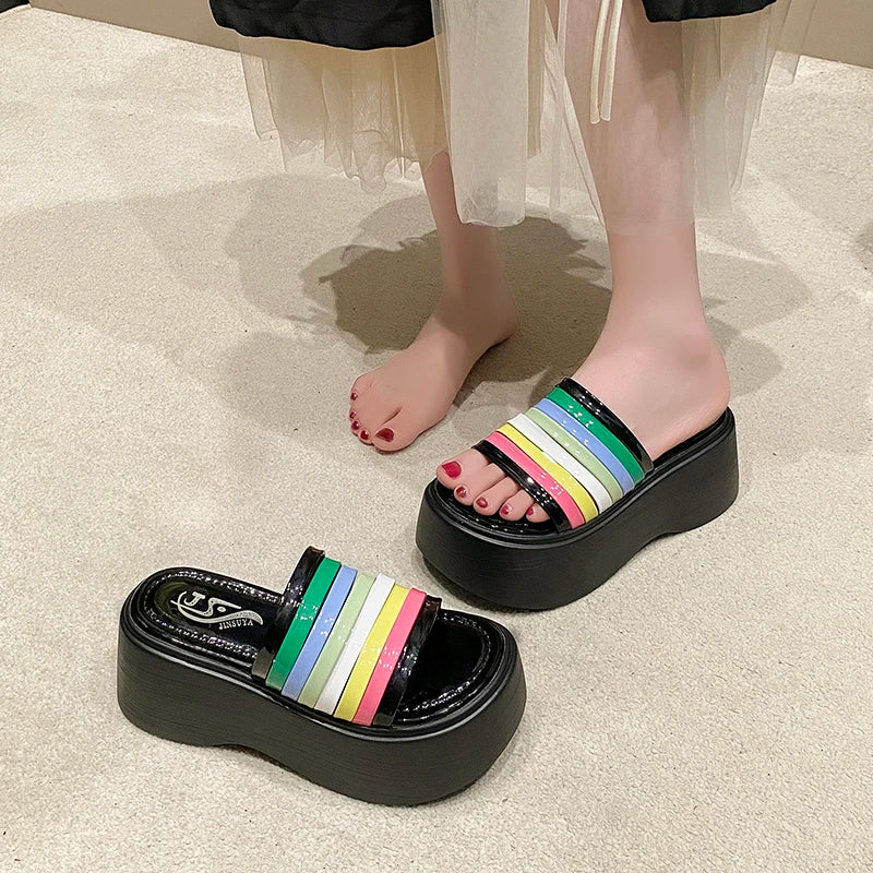 ColorArc Strappy Slippers - Image 6
