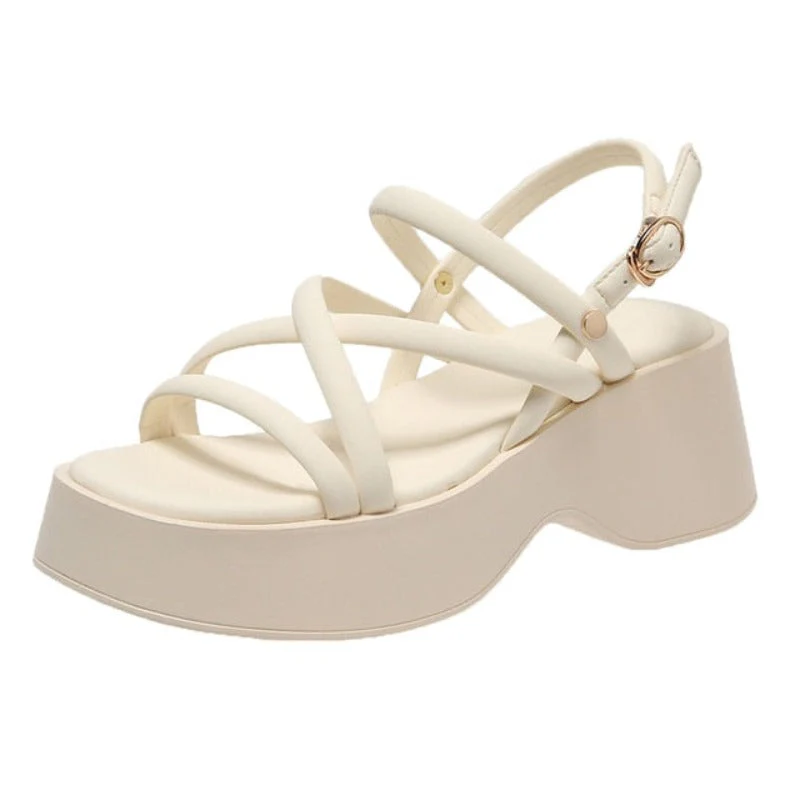 Cosmopolitan Chic Platform Sandals - Image 2
