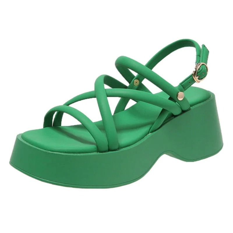 Cosmopolitan Chic Platform Sandals - Image 3