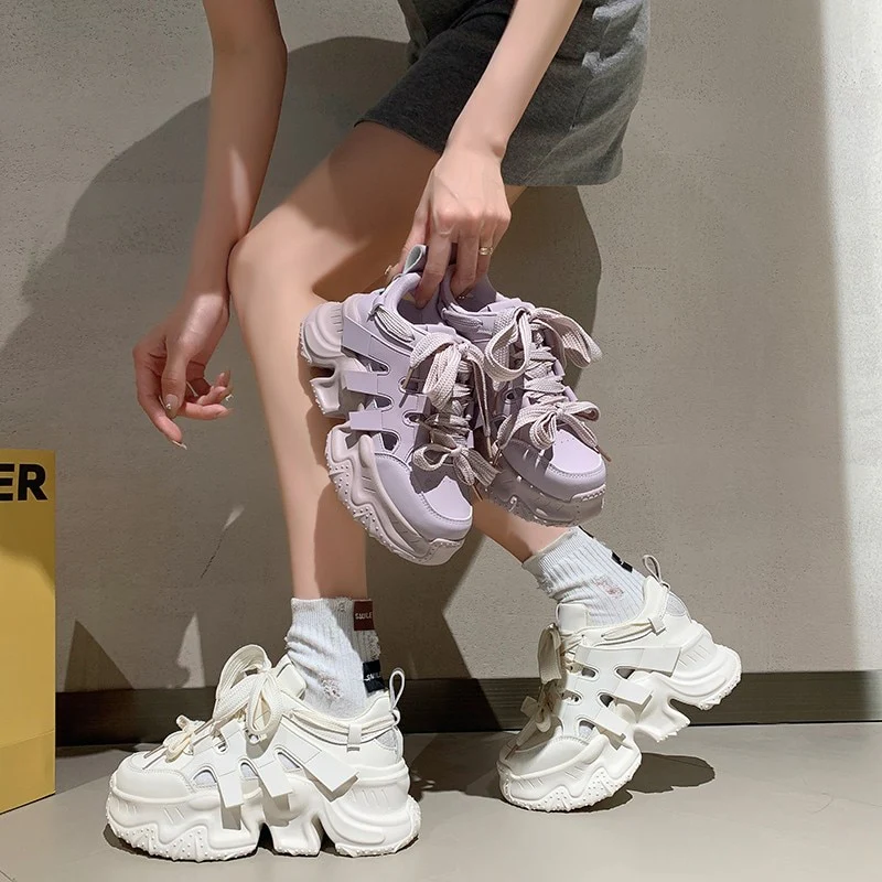 Crest Flex Chunky Sneakers - Image 4