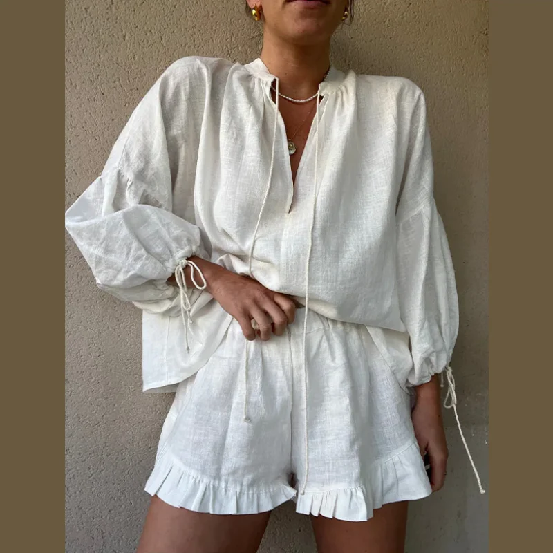 Crisscrossed Comfort Suit - Image 3