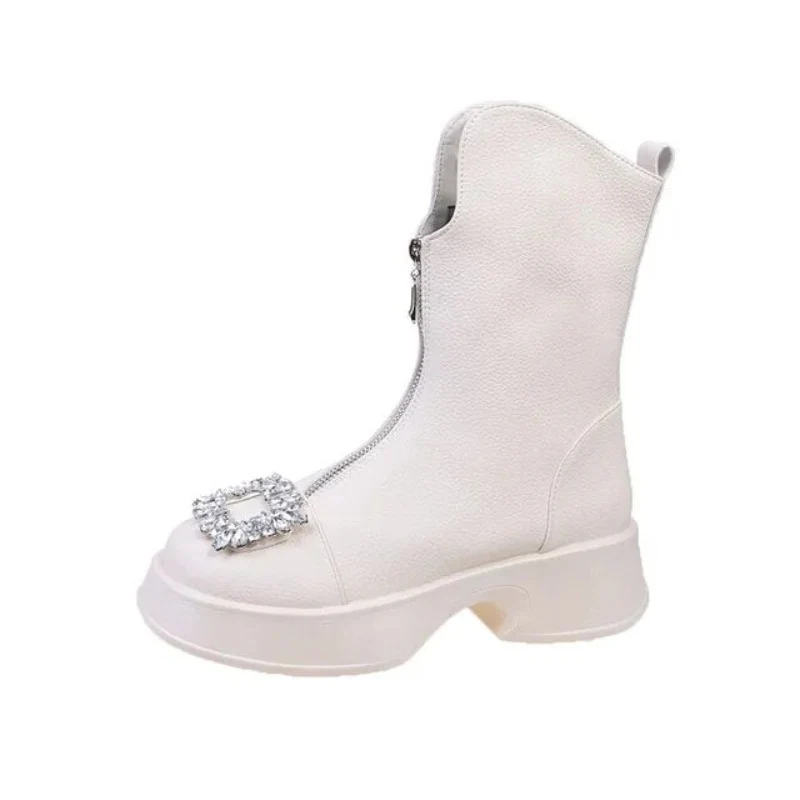 Crown Zipper Boots - Image 2