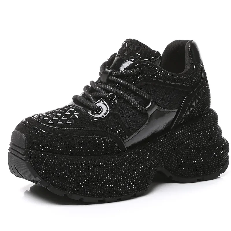 Crystal Accented Platform Sneakers - Image 2