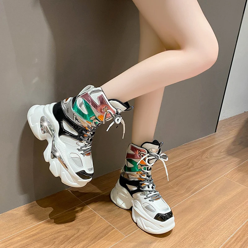 Cylex High Top Chunky Sneakers - Image 4