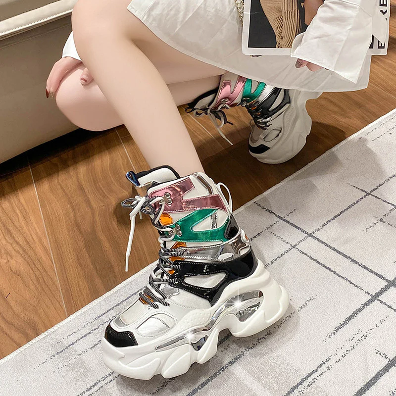 Cylex High Top Chunky Sneakers - Image 7
