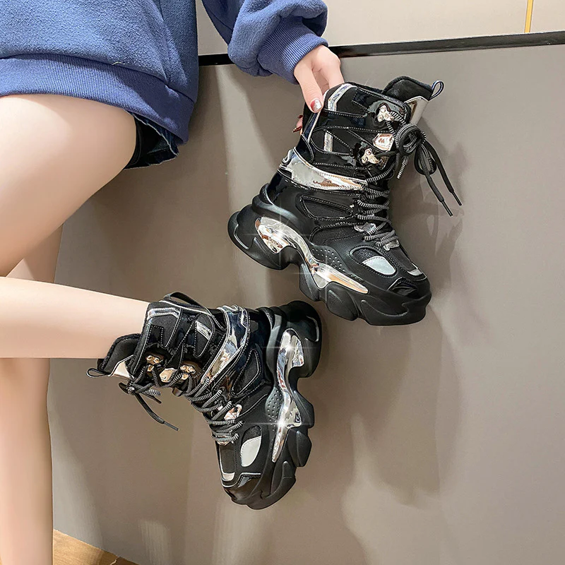 Cylex High Top Chunky Sneakers - Image 8