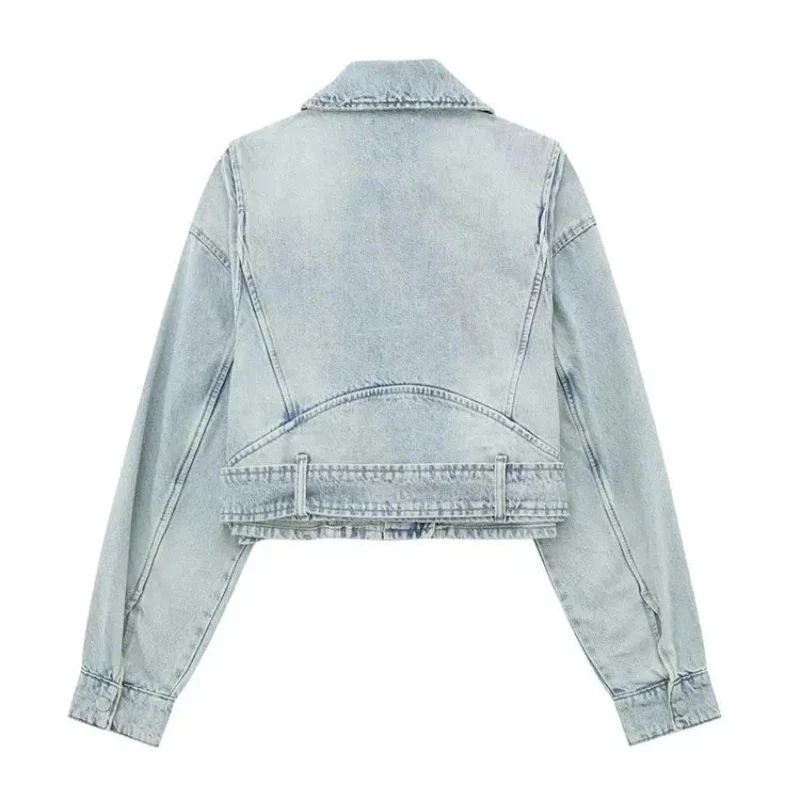 Darling Denim Cropped Jacket - Image 5