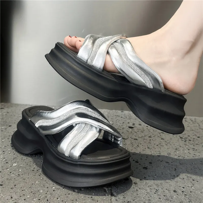 DazzleDuo Mid Heel Summer Sandals - Image 6