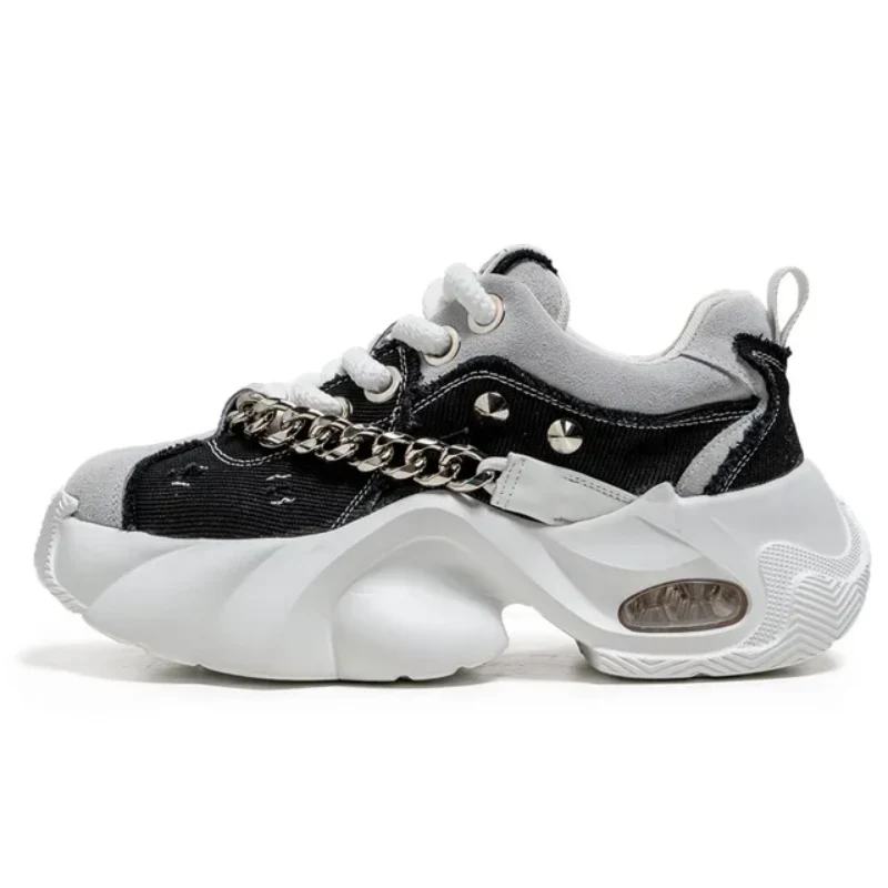 Unchained Denim Platform Sneakers - Image 3