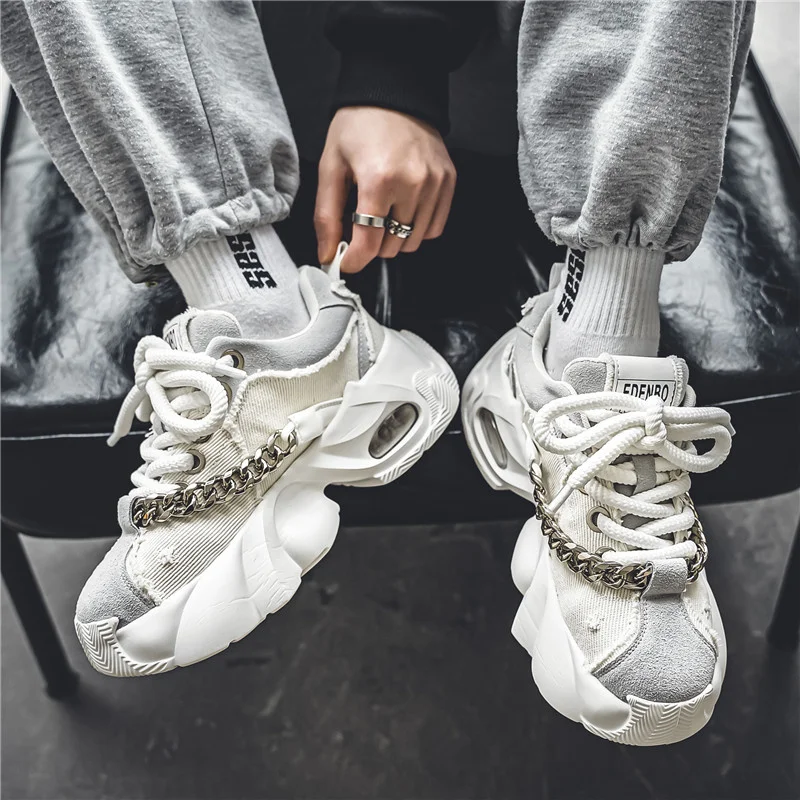 Unchained Denim Platform Sneakers - Image 4